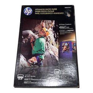 Hewlett Packard Q6638A 4 x 6‎ inch Glossy Printer Paper - 100 Sheets New